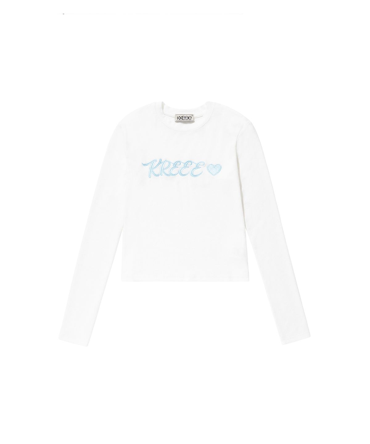 케이케이이이이(KKEEE) 체인스티치 슬림 긴팔티(2color)