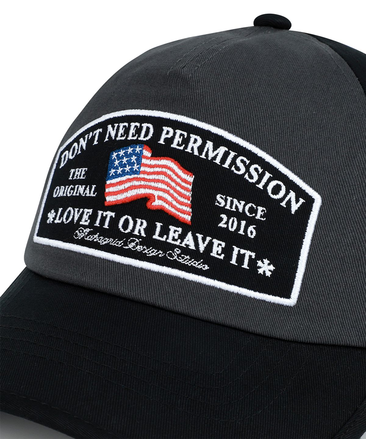 마하그리드(MAHAGRID) DNP TRUCKER BALL CAP BLACK(MG2GSMAB36A)