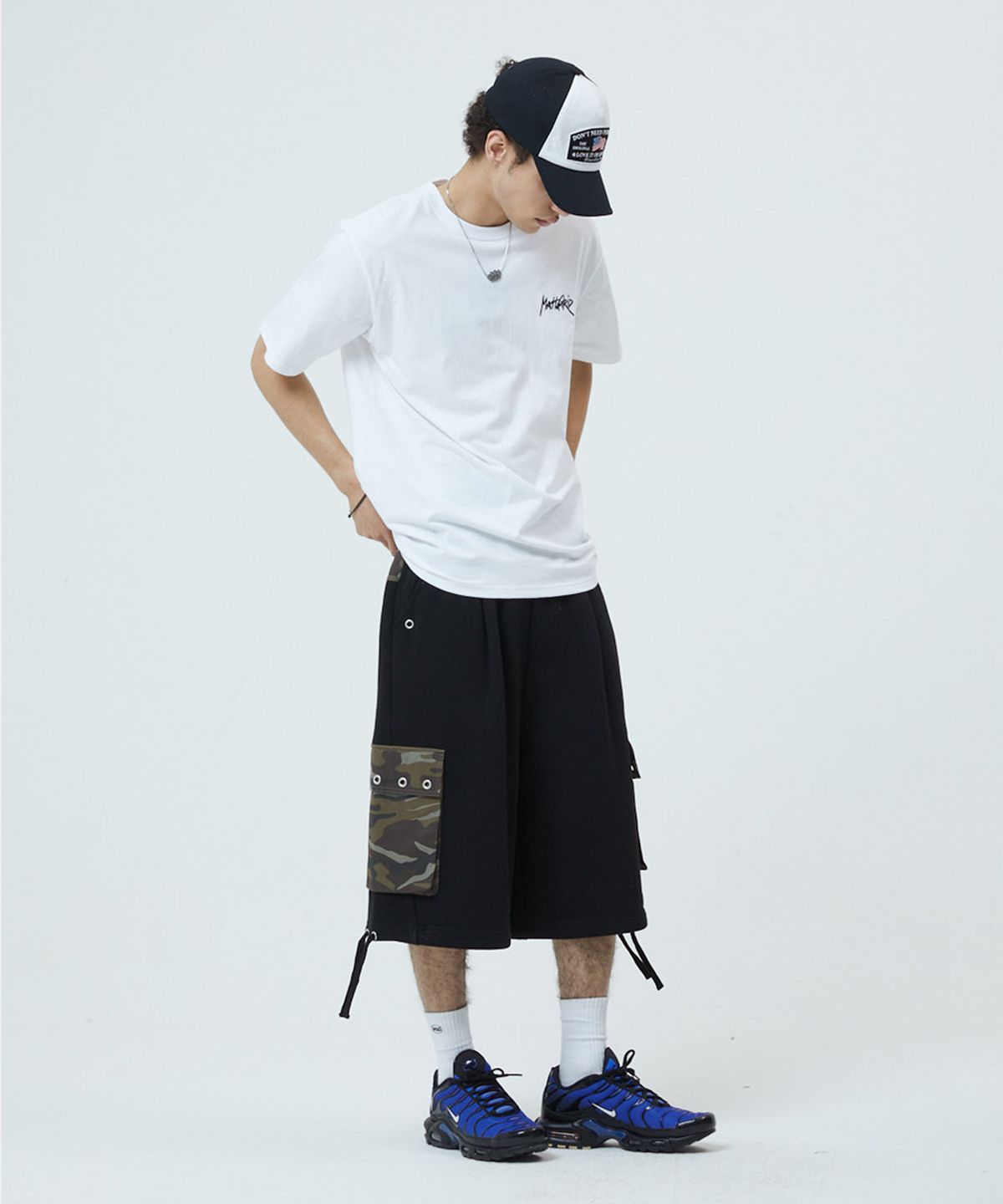 마하그리드(MAHAGRID) DNP TRUCKER BALL CAP IVORY(MG2GSMAB36A)