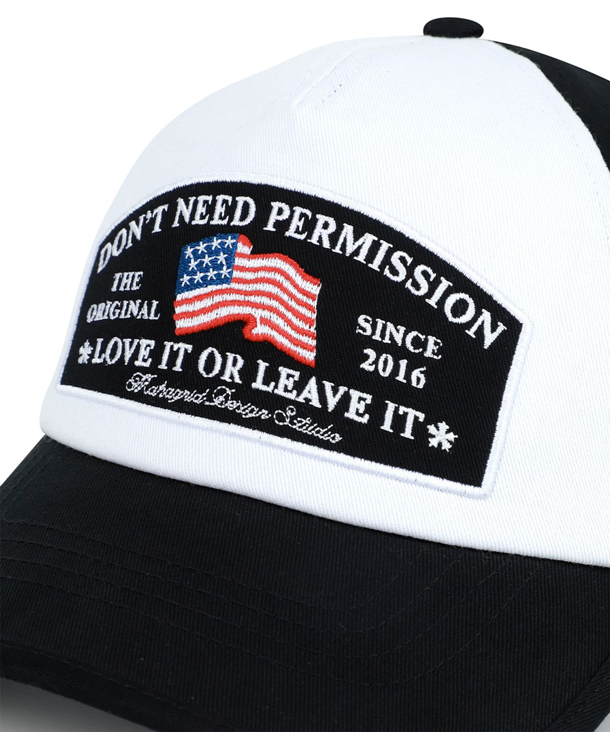 마하그리드(MAHAGRID) DNP TRUCKER BALL CAP IVORY(MG2GSMAB36A)