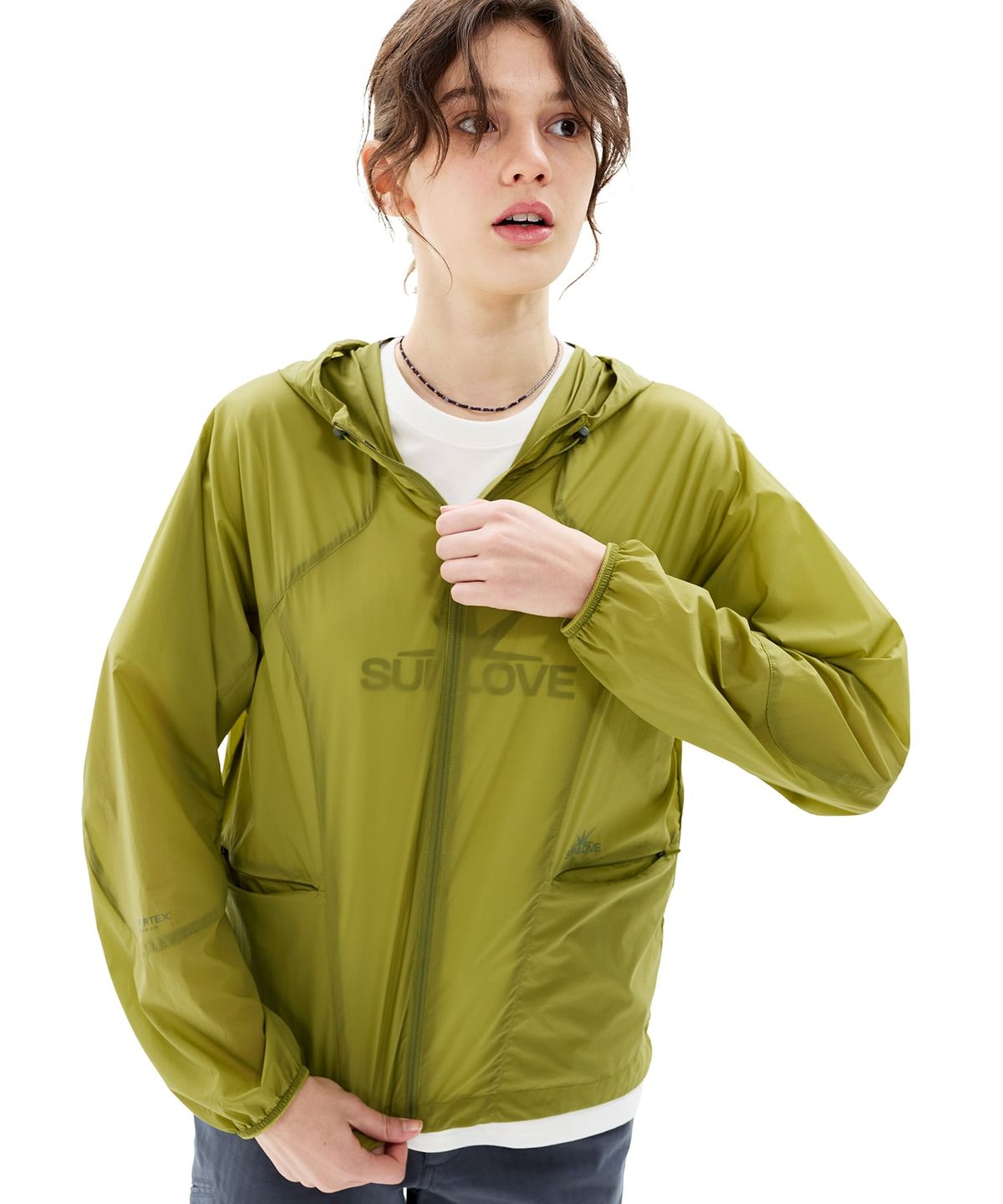 썬러브투어(SUNLOVETOUR) PERTEX® Nimbus Light Jacket Lime