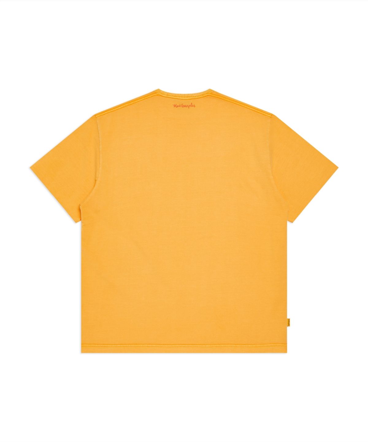 마크곤잘레스(MARK GONZALES) 레인보우 사인로고 피그먼트 반팔 티셔츠 - VINTAGE ORANGE