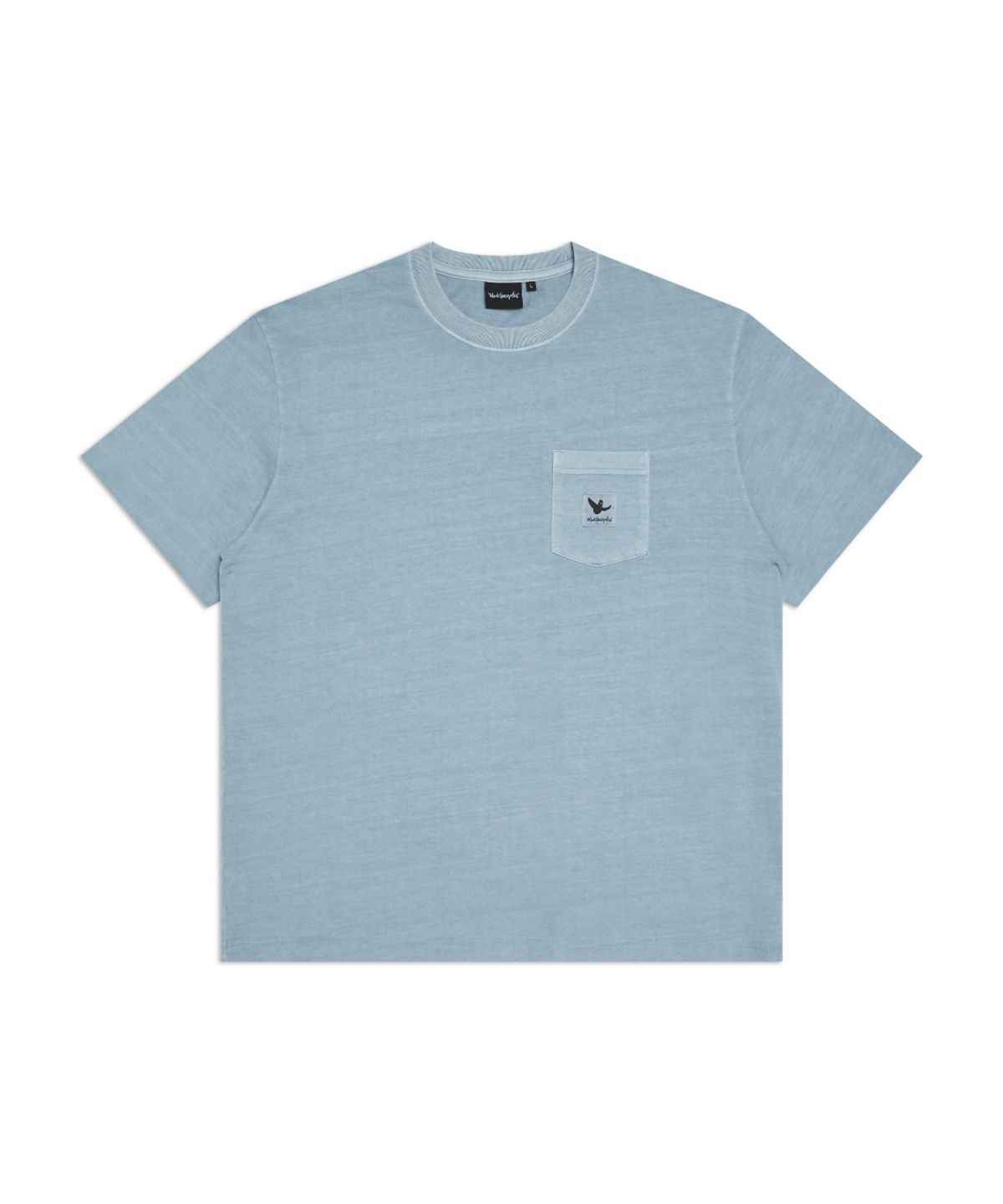 마크곤잘레스(MARK GONZALES) 포켓 피그먼트 반팔 티셔츠 - BLUE GREY