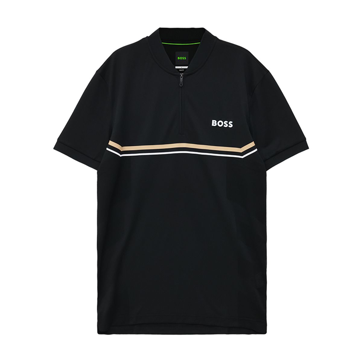 보스 스포츠(BOSS SPORTS) BOSS 지퍼 디테일 헨리넥 티셔츠(50554545001)