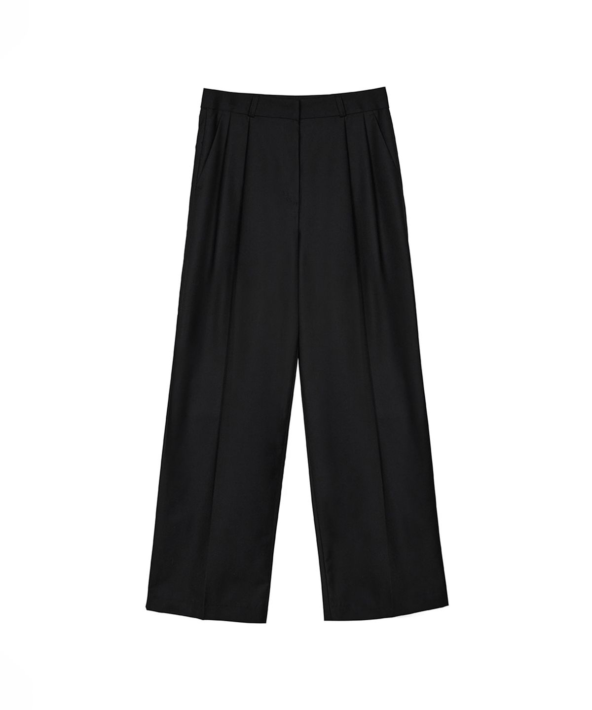 포르테나(PORTERNA) CLASSIC TWO TUCK SLACKS-2COLOR