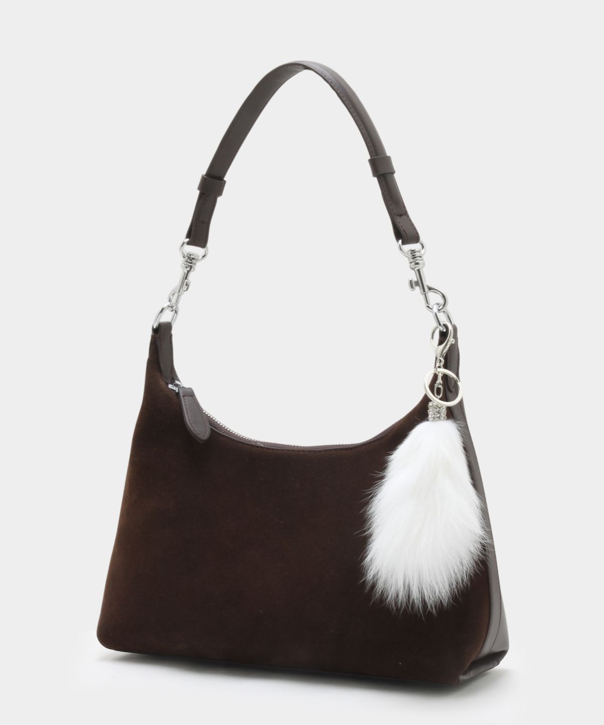 마틴콕스(MATINCOX) Real Fox Fur Keyring - White