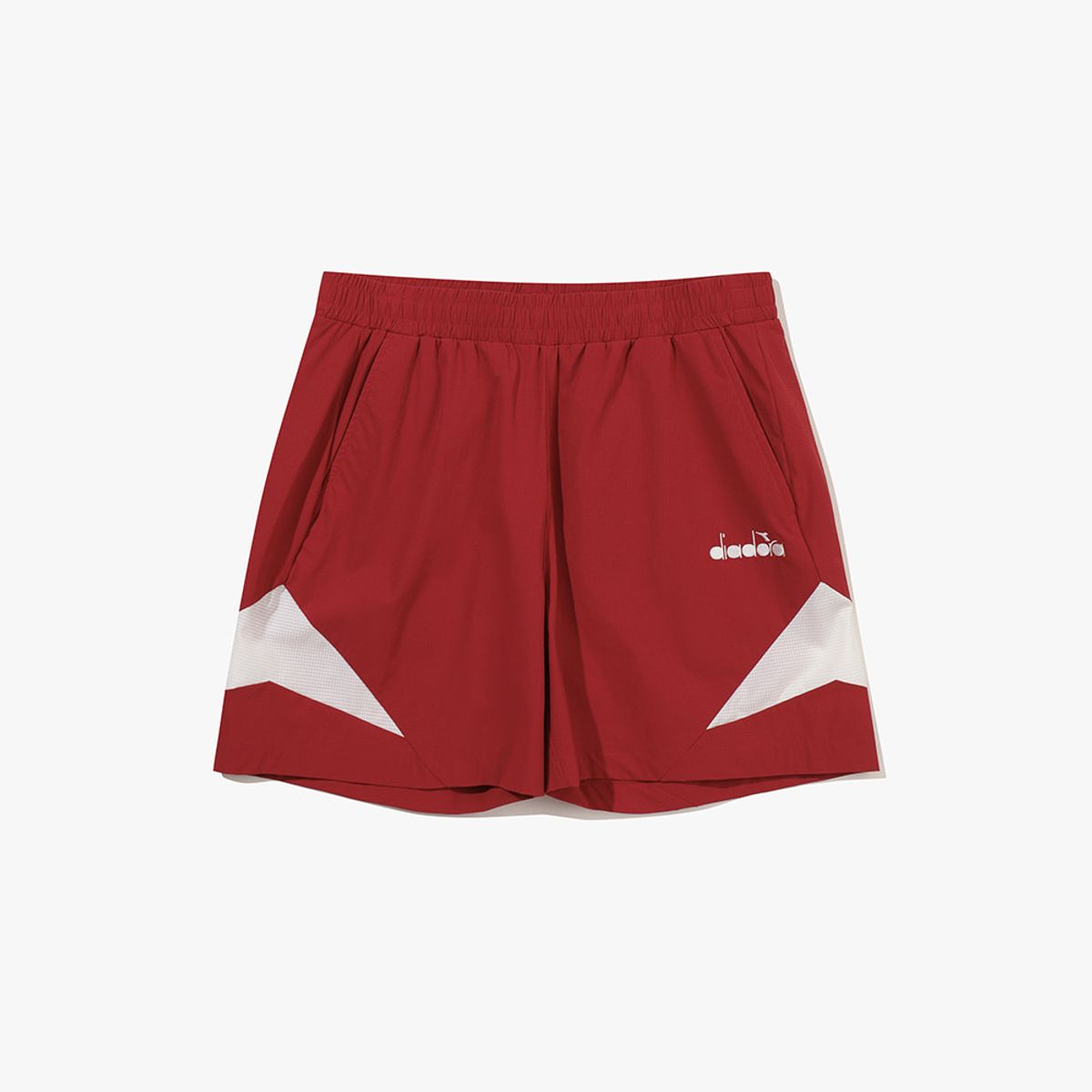 디아도라(diadora) 그랜드슬램 우븐 하프 팬츠 RED