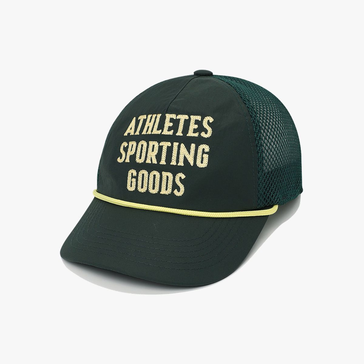 디아도라(diadora) 자수 트러커 캡 GREEN