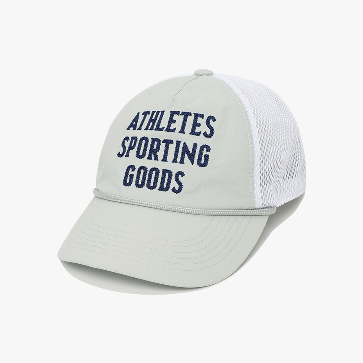 디아도라(diadora) 자수 트러커 캡 GREY