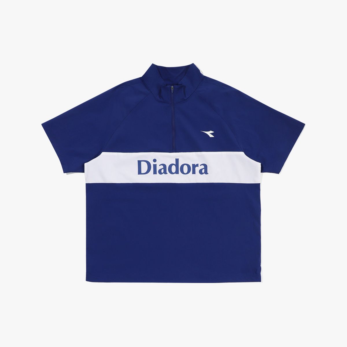 디아도라(diadora) 테니스타 반팔 아노락 BLUE