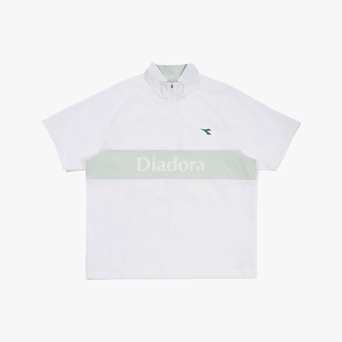 디아도라(diadora) 테니스타 반팔 아노락 OFF WHITE