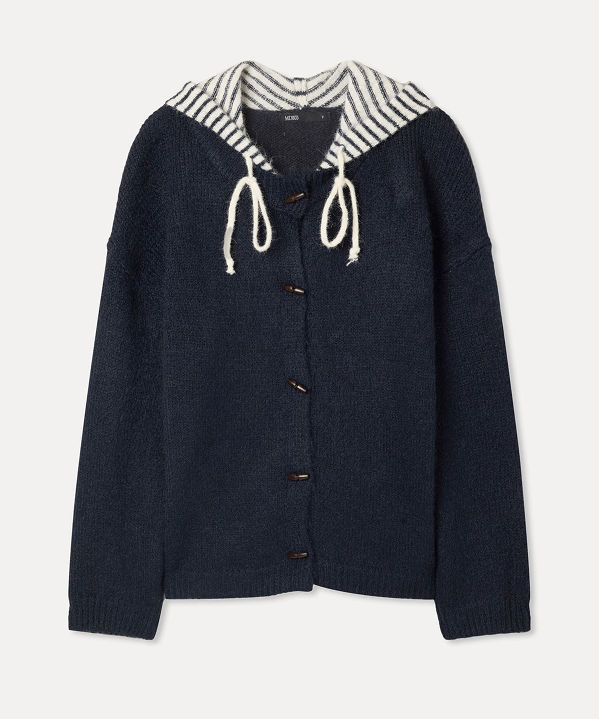 미쏘(MIXXO) 후드 레이어드 토글 가디건 RE CKG33SS_MIWCKG36QS