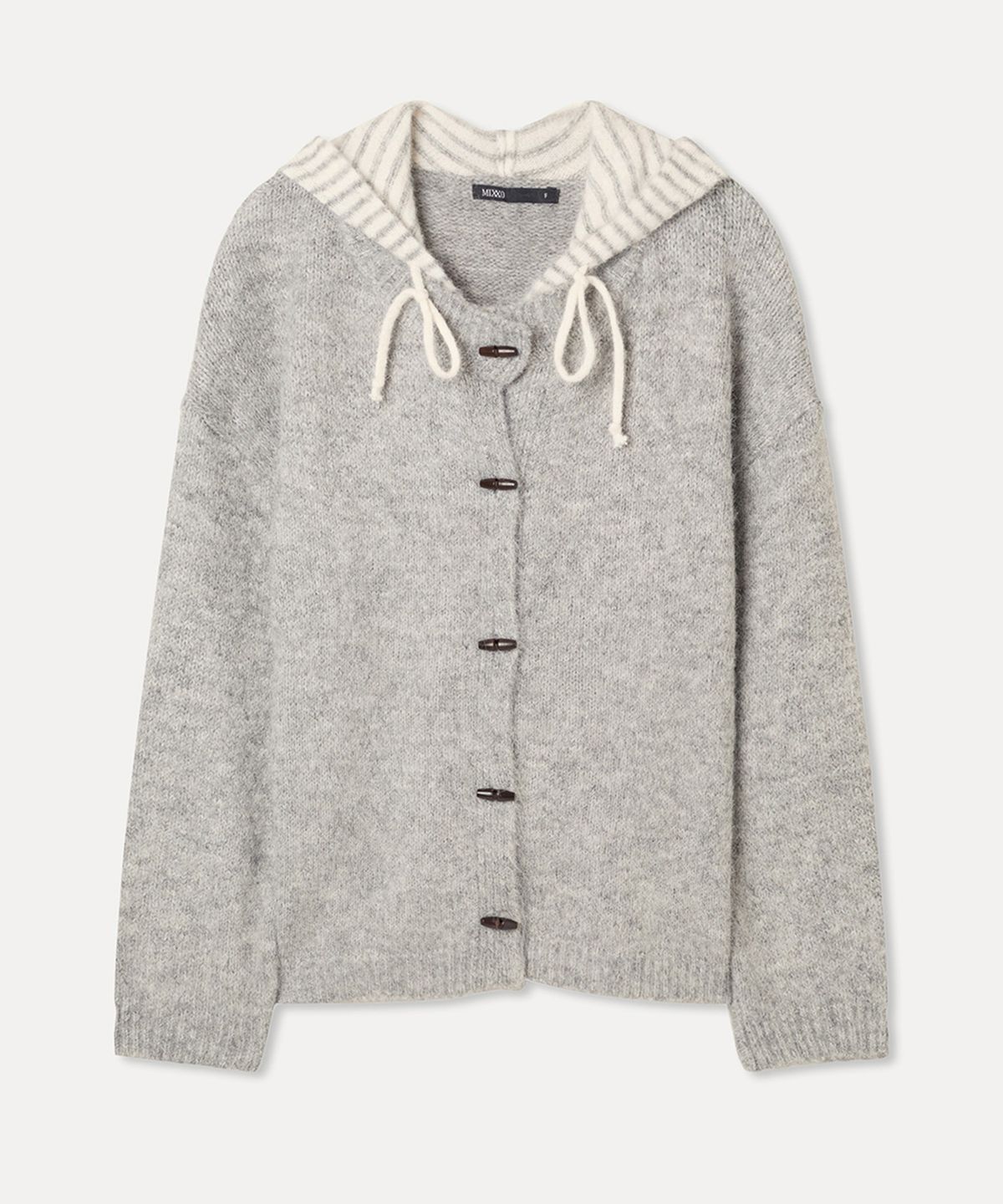 미쏘(MIXXO) 후드 레이어드 토글 가디건 RE CKG33SS_MIWCKG36QS