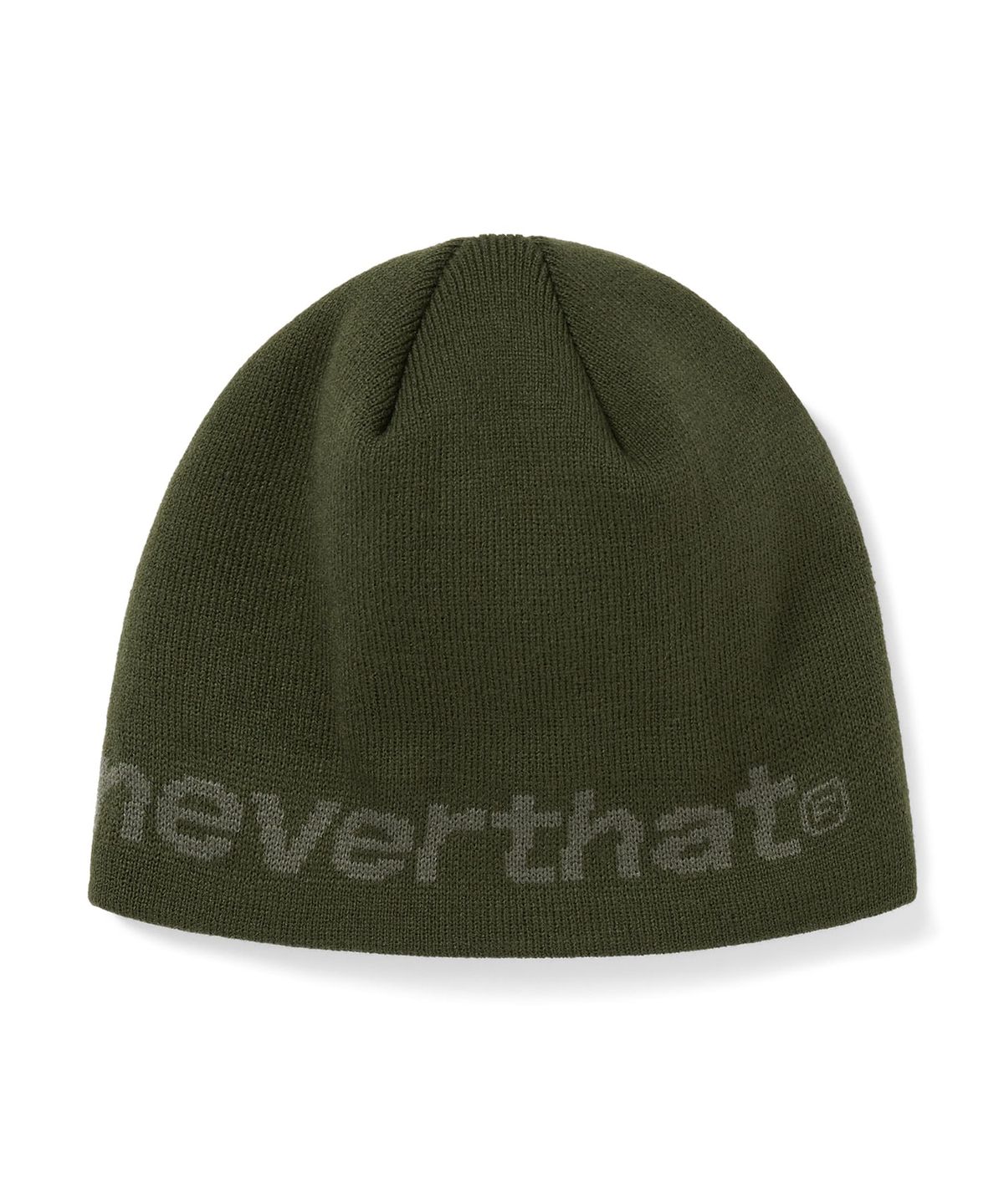 디스이즈네버댓(THISISNEVERTHAT) SP-Logo No Cuff Beanie Olive