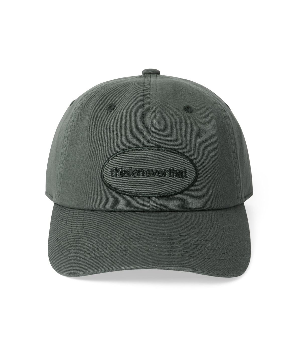 디스이즈네버댓(THISISNEVERTHAT) Overdyed E/T-Logo Cap Green