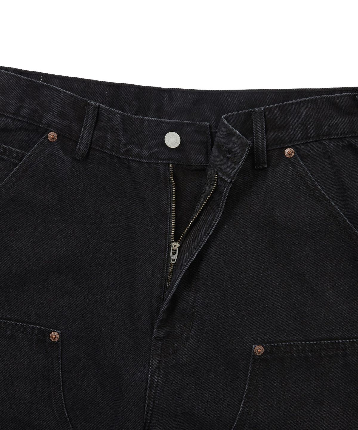 디스이즈네버댓(THISISNEVERTHAT) Denim Double Knee Pant Black
