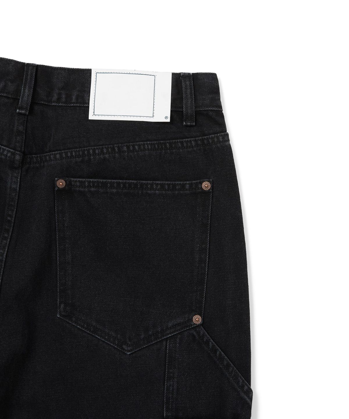 디스이즈네버댓(THISISNEVERTHAT) Denim Double Knee Pant Black