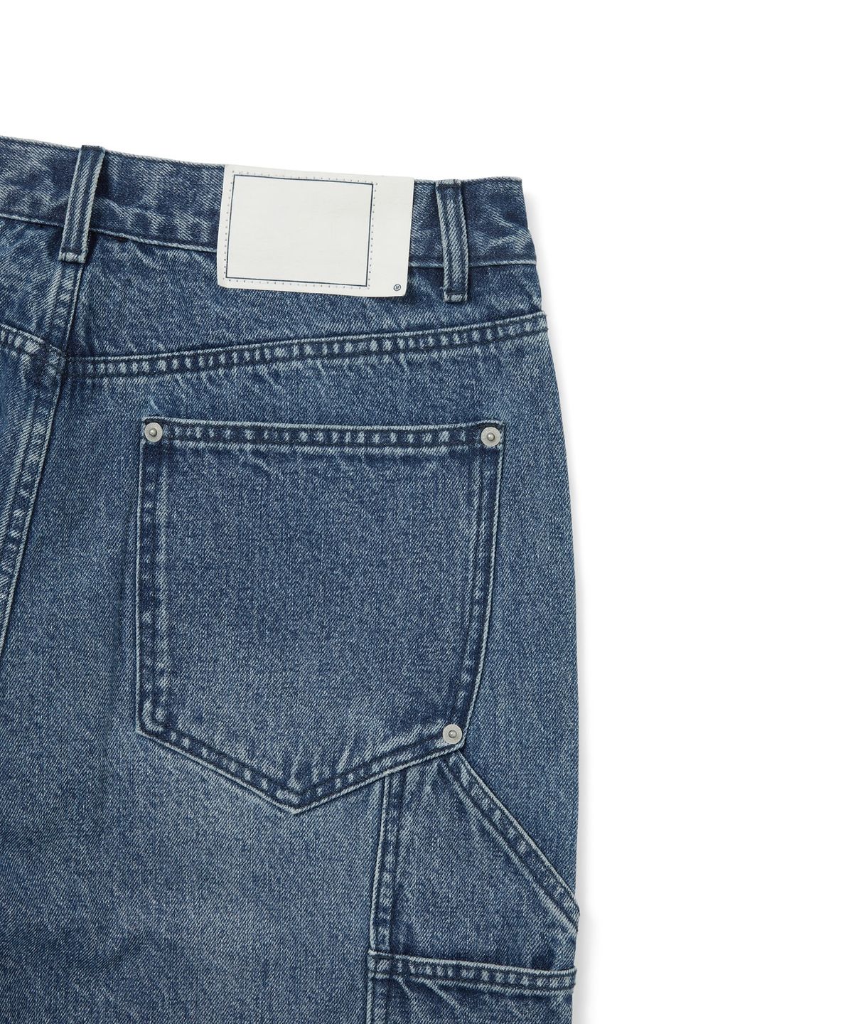 디스이즈네버댓(THISISNEVERTHAT) Denim Double Knee Pant Blue