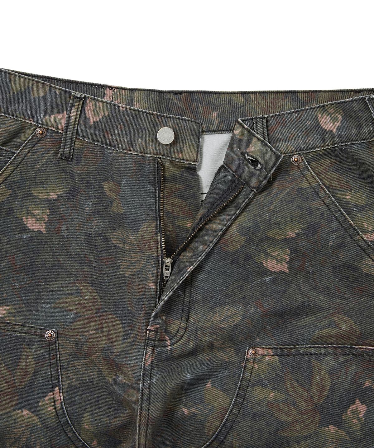 디스이즈네버댓(THISISNEVERTHAT) Denim Double Knee Pant Flower
