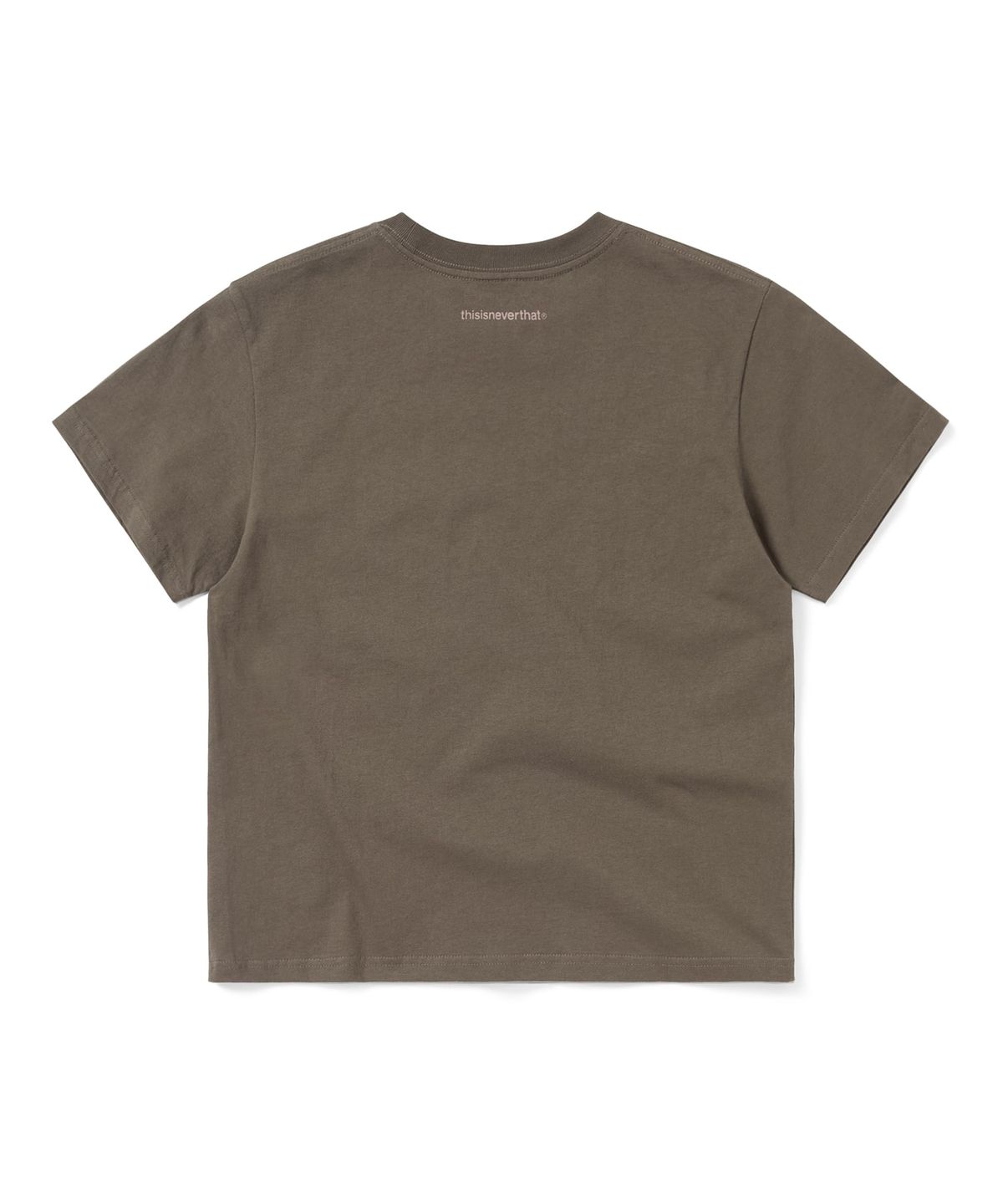 디스이즈네버댓(THISISNEVERTHAT) T-Logo W Tee Dark Mocha