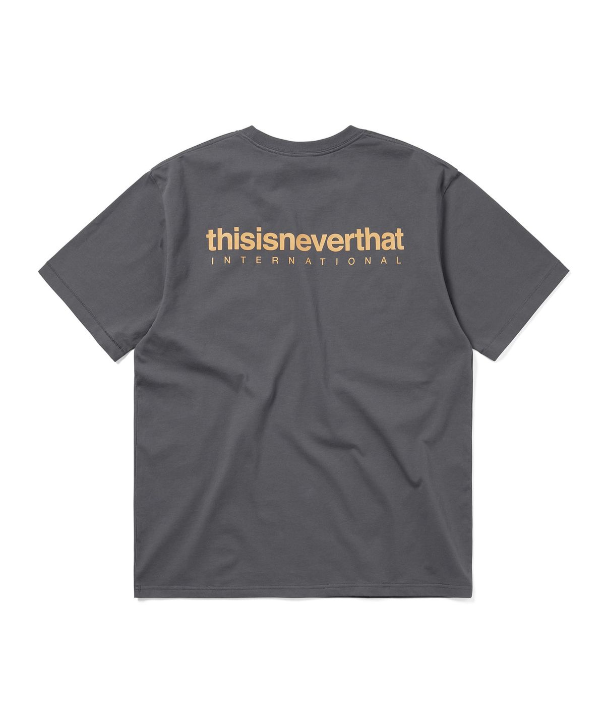 디스이즈네버댓(THISISNEVERTHAT) INTL. Logo Tee Dark Grey
