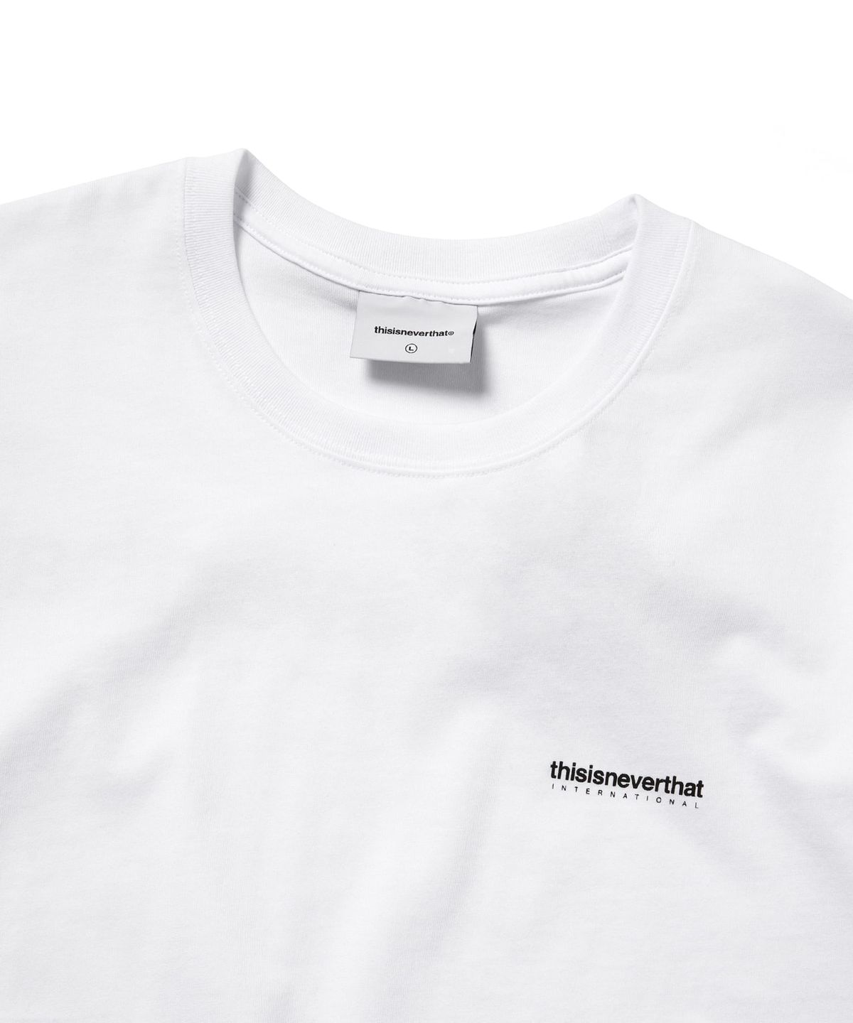 디스이즈네버댓(THISISNEVERTHAT) INTL. Logo Tee White