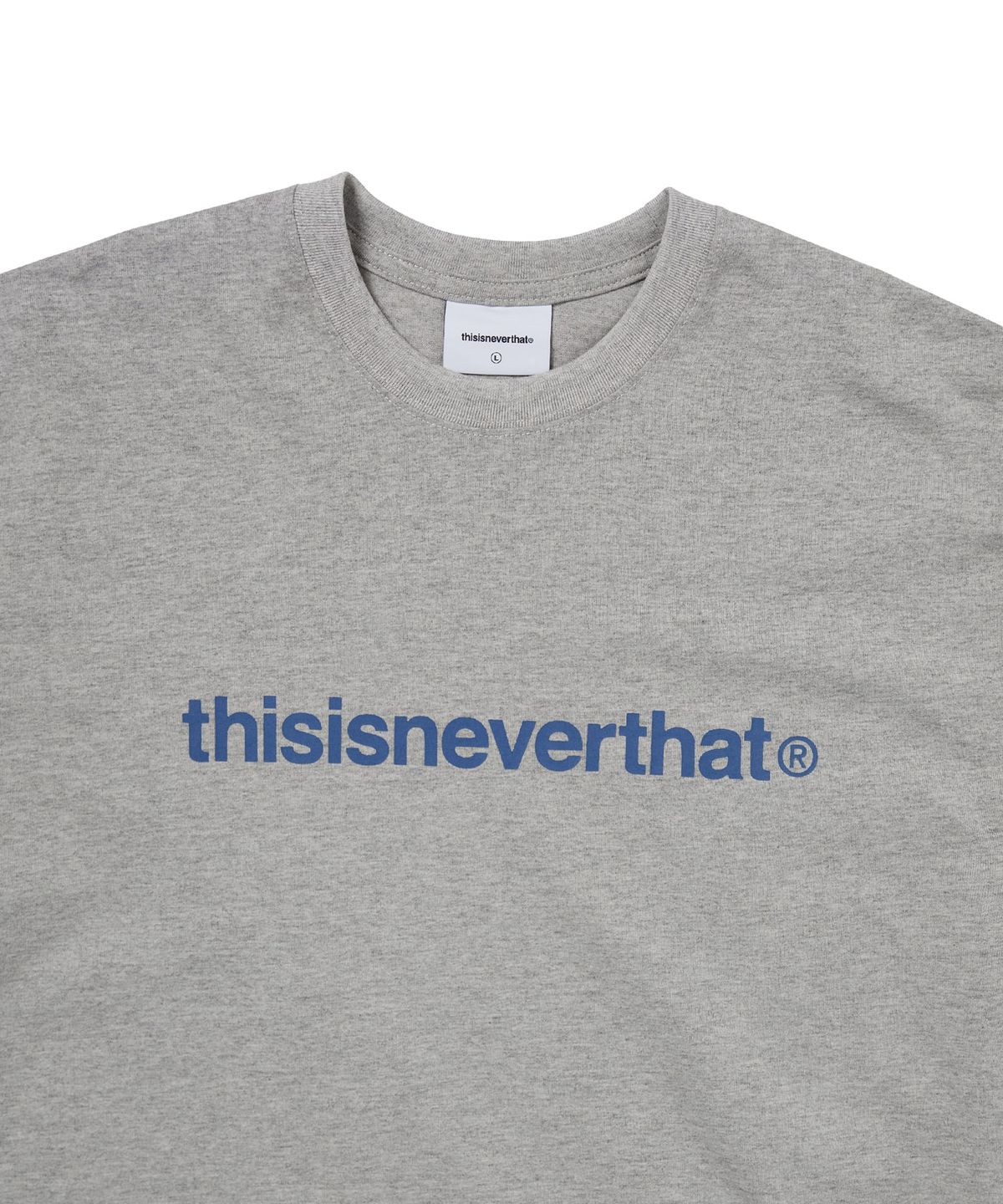 디스이즈네버댓(THISISNEVERTHAT) T-Logo Tee Dark Heather Grey