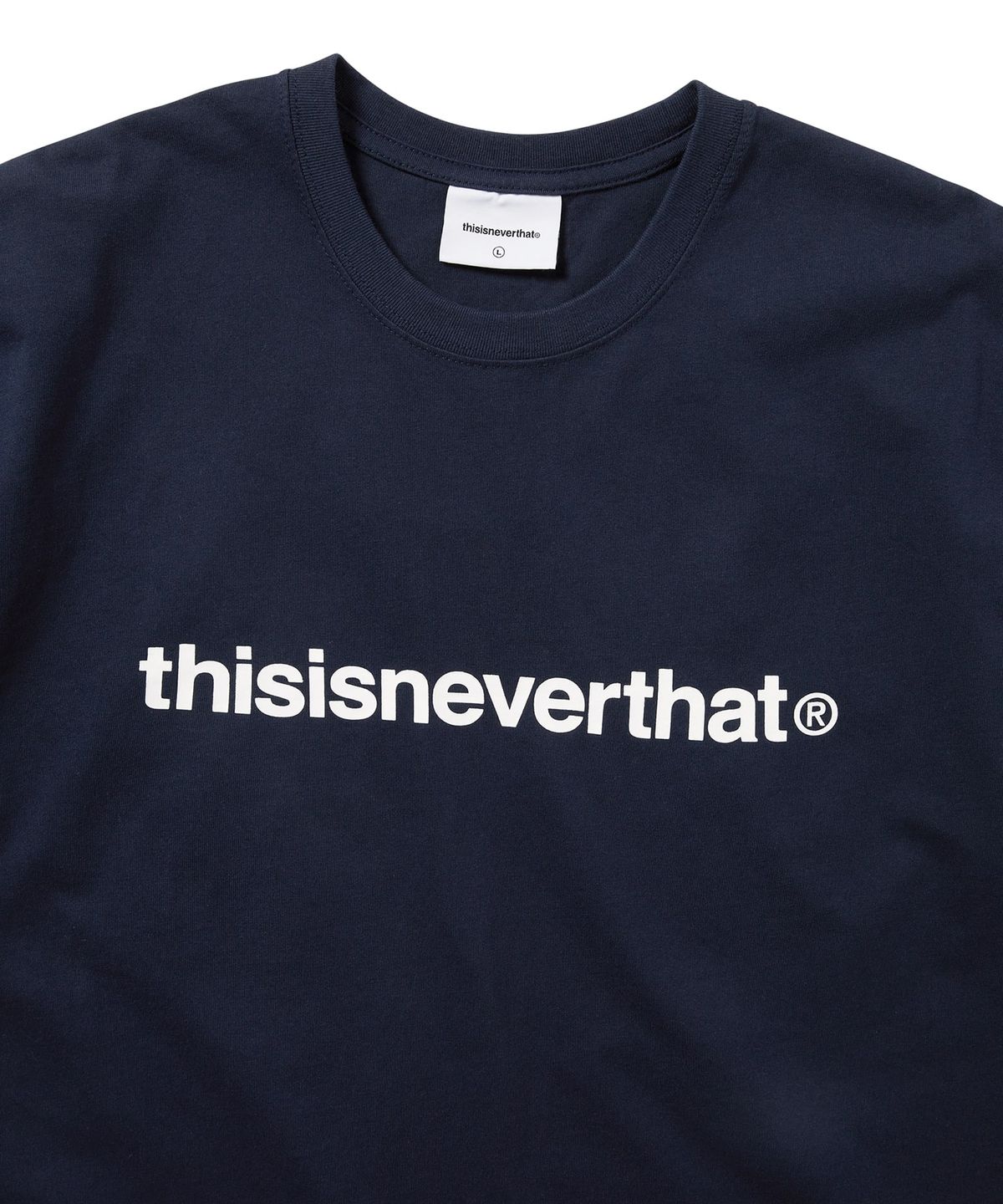 디스이즈네버댓(THISISNEVERTHAT) T-Logo Tee Navy