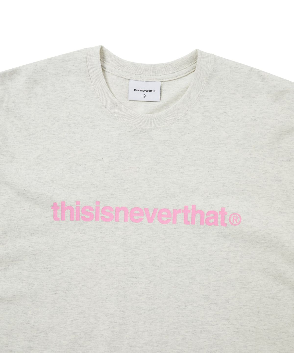디스이즈네버댓(THISISNEVERTHAT) T-Logo Tee Oatmeal