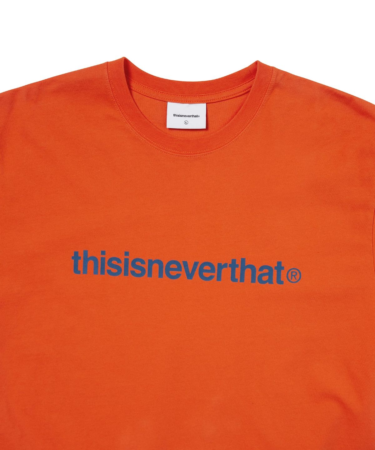 디스이즈네버댓(THISISNEVERTHAT) T-Logo Tee Vermilion