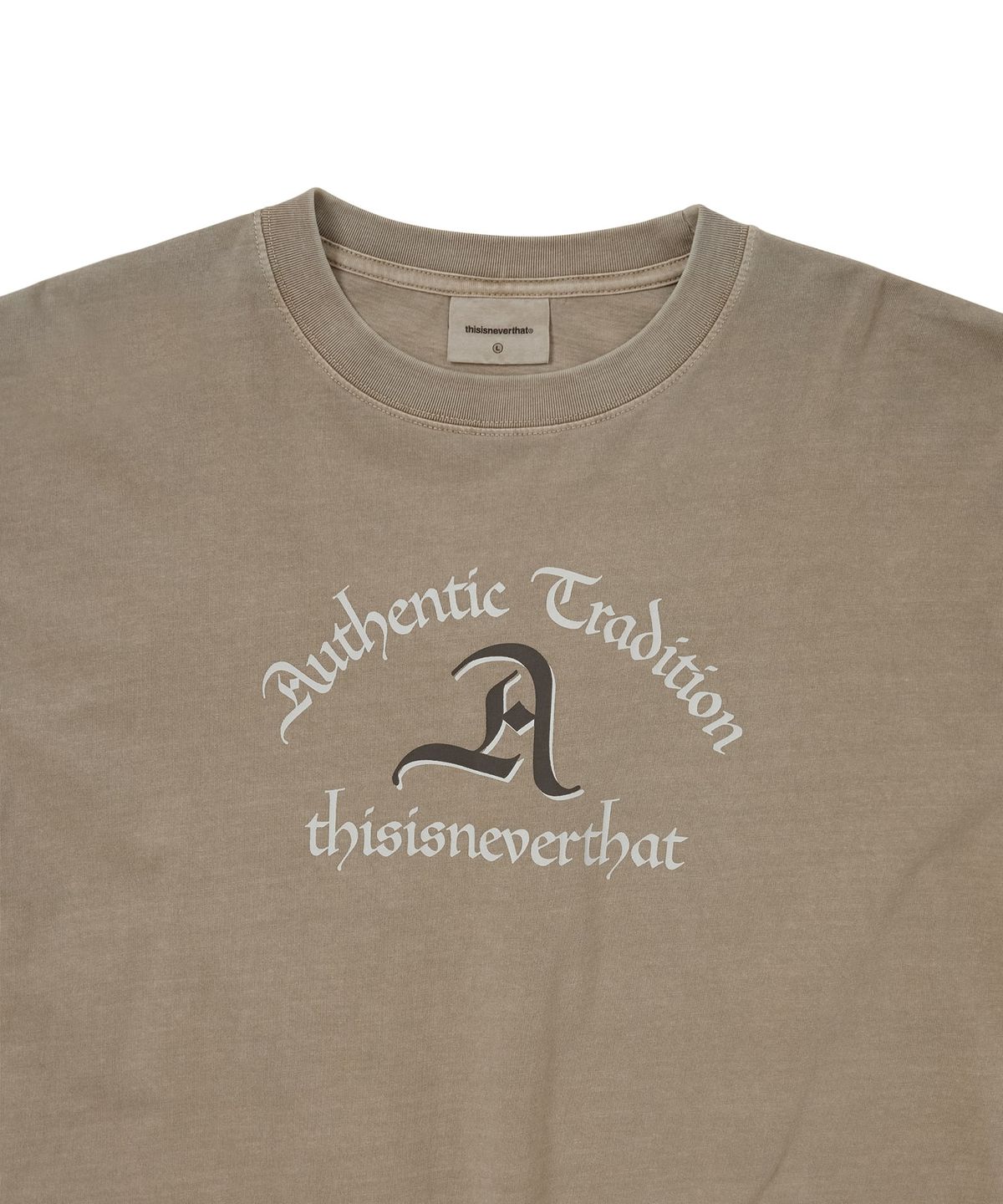 디스이즈네버댓(THISISNEVERTHAT) Layered L/S Tee Desert Grey