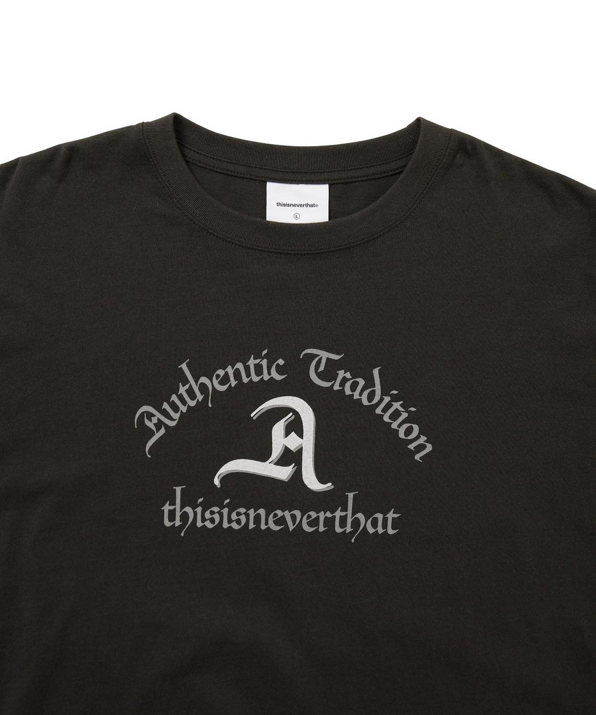 디스이즈네버댓(THISISNEVERTHAT) Layered L/S Tee Off Black