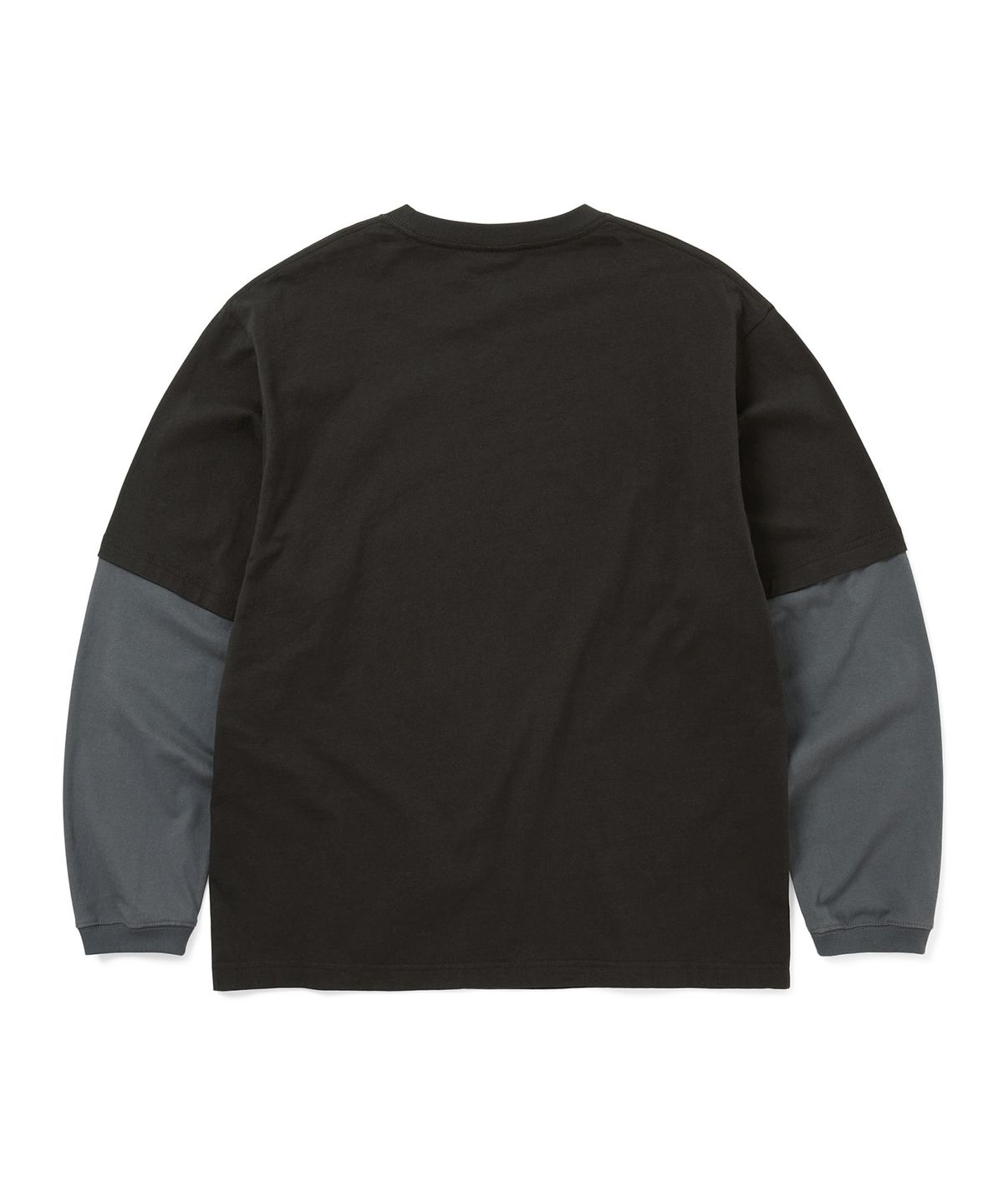 디스이즈네버댓(THISISNEVERTHAT) Layered L/S Tee Off Black