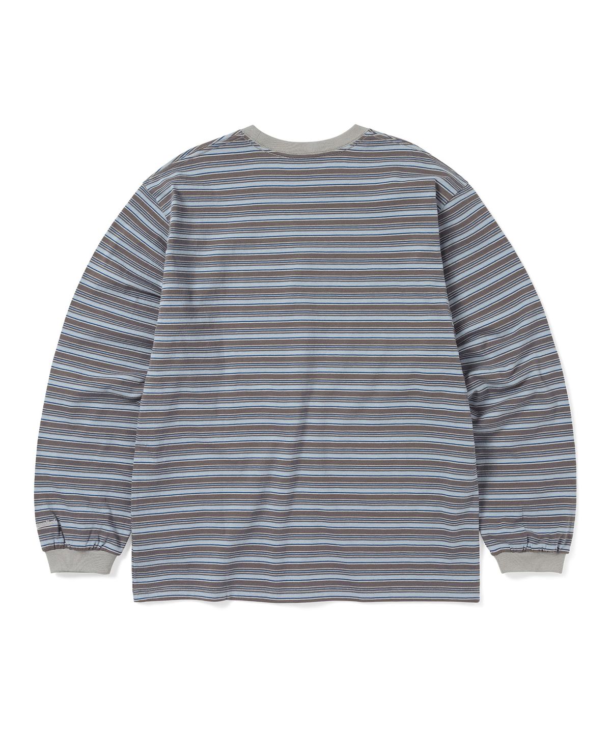 디스이즈네버댓(THISISNEVERTHAT) Striped L/S Tee Brown