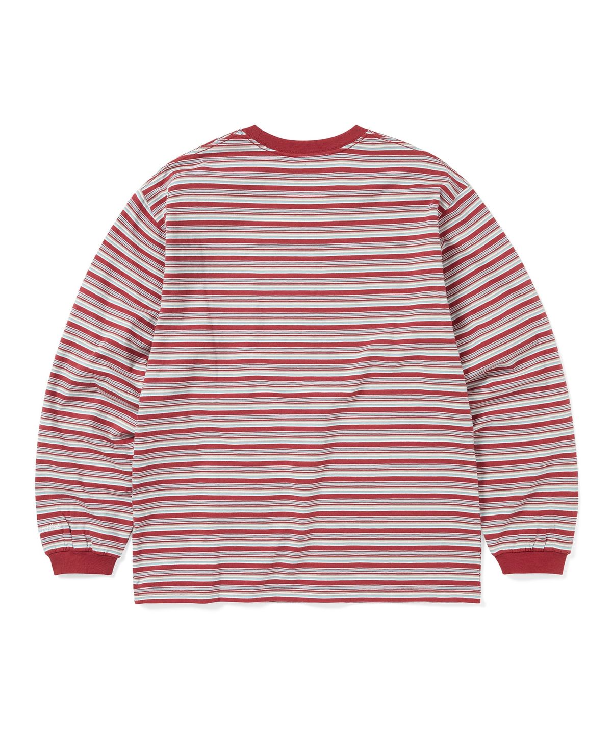 디스이즈네버댓(THISISNEVERTHAT) Striped L/S Tee Red