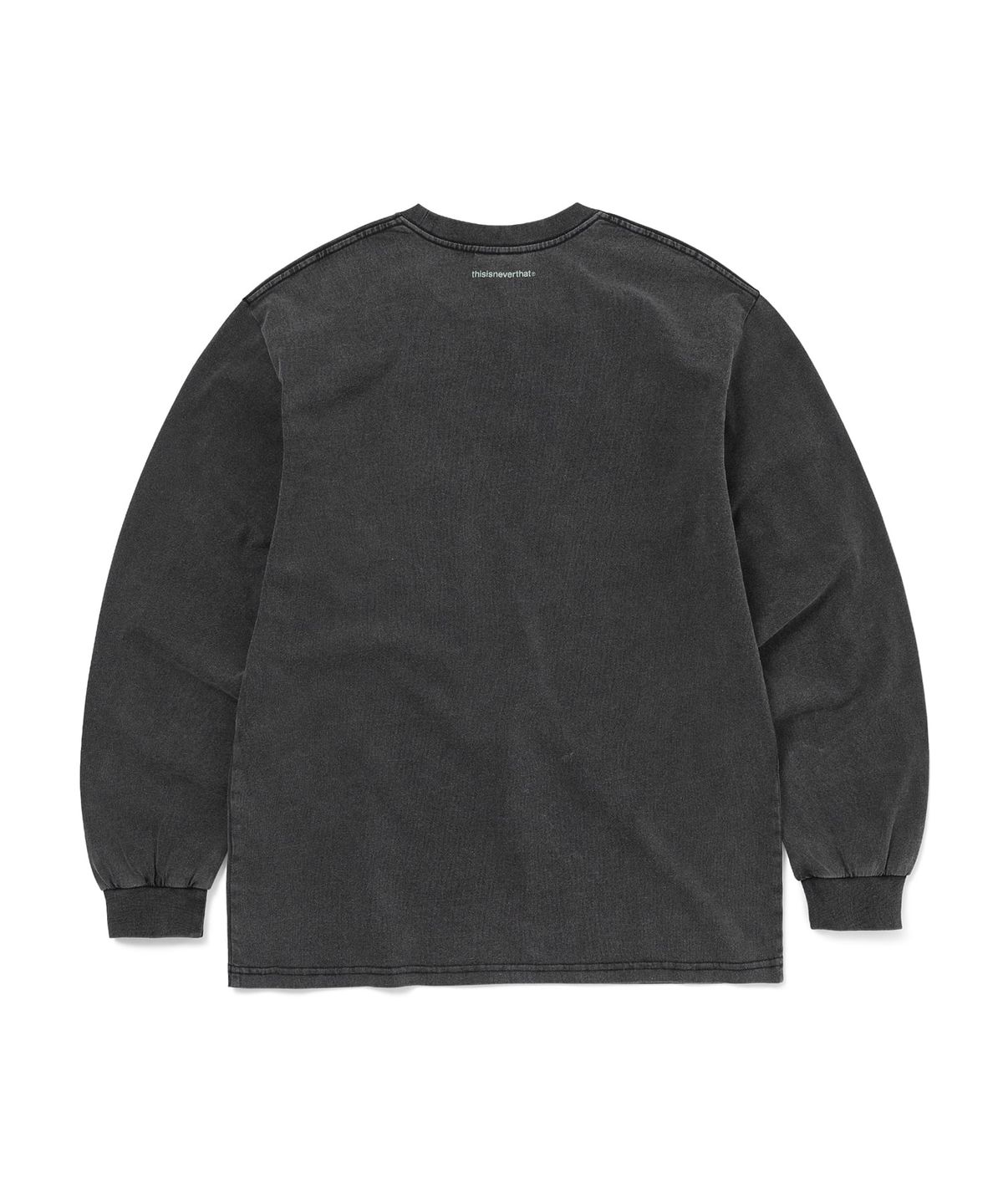 디스이즈네버댓(THISISNEVERTHAT) T-Logo L/S Tee Washed Black