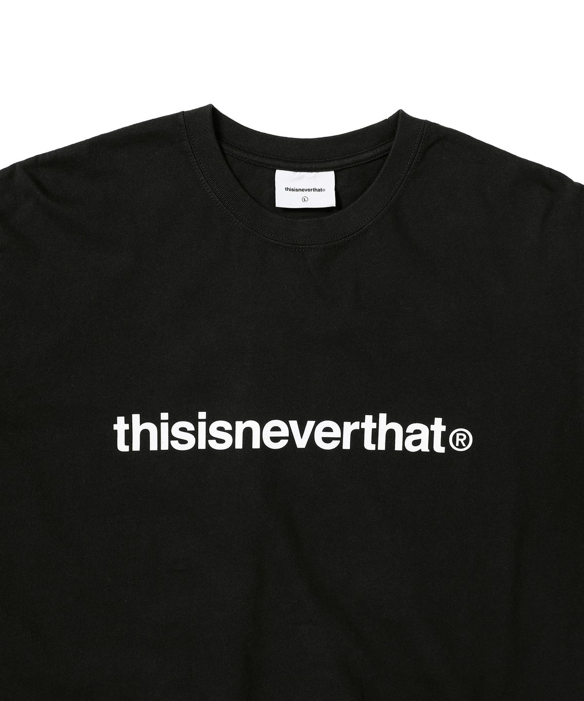디스이즈네버댓(THISISNEVERTHAT) T-Logo L/S Tee Black