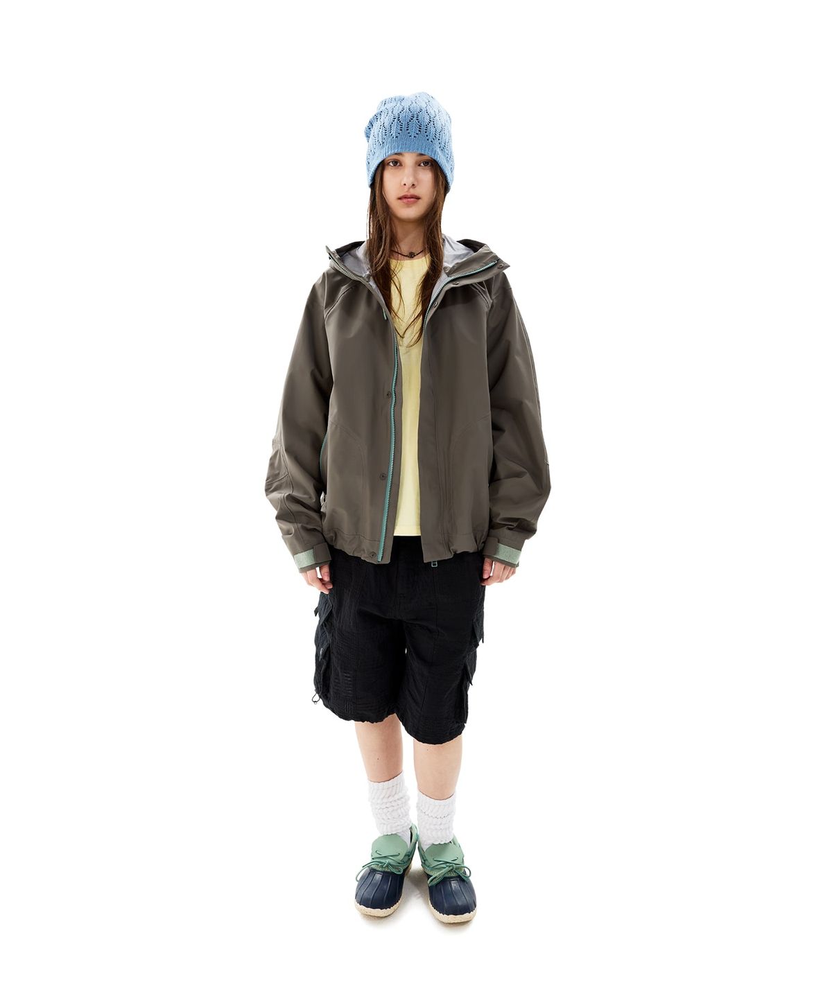 썬러브투어(SUNLOVETOUR) PERTEX® 3L Glen Shell Jacket Brown