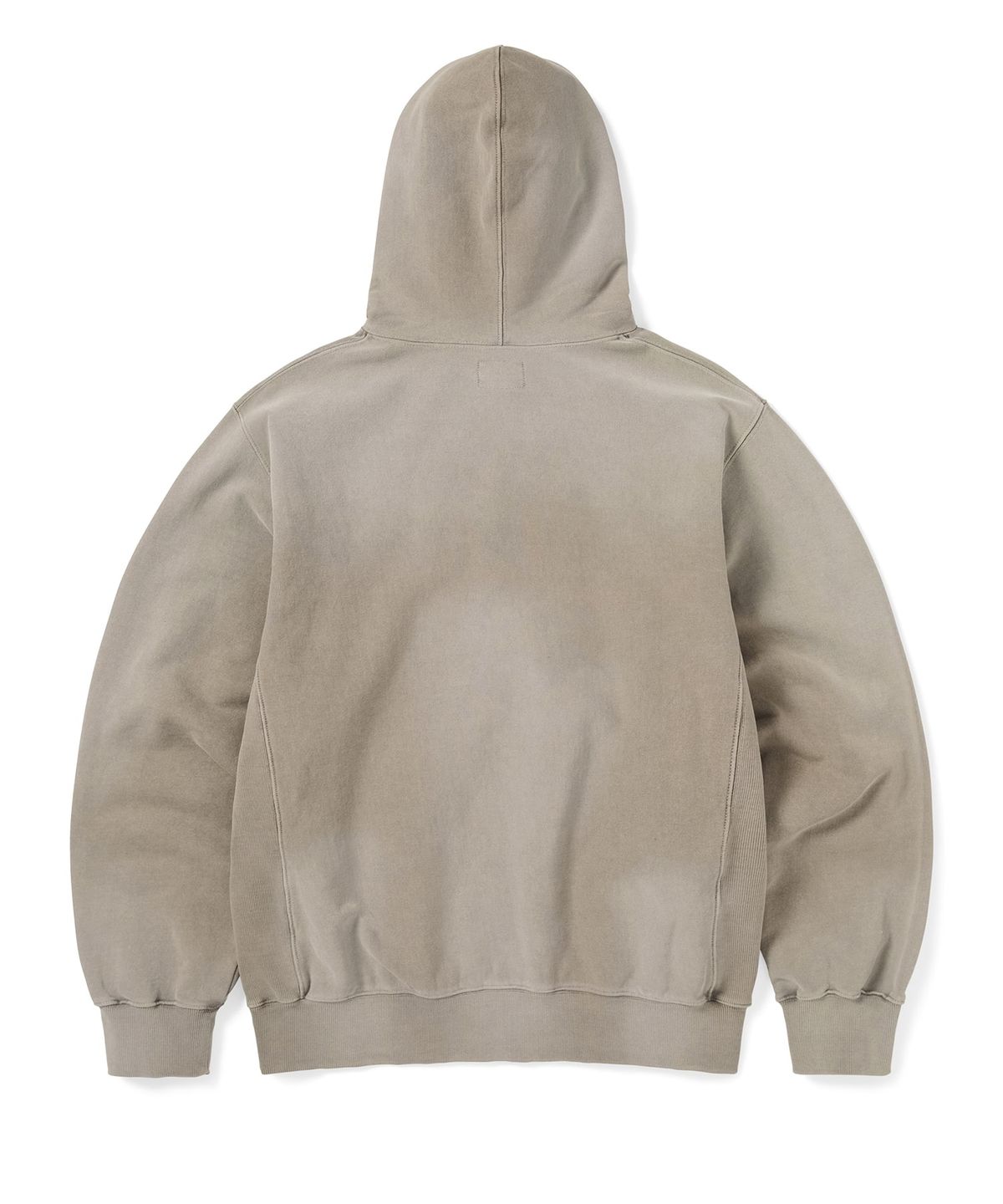 디스이즈네버댓(THISISNEVERTHAT) Overdyed Embroidery Hoodie Desert Grey