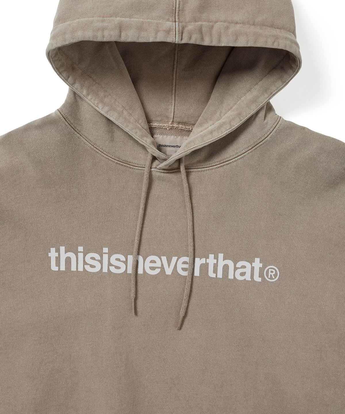 디스이즈네버댓(THISISNEVERTHAT) T-Logo LT Hoodie Desert Grey