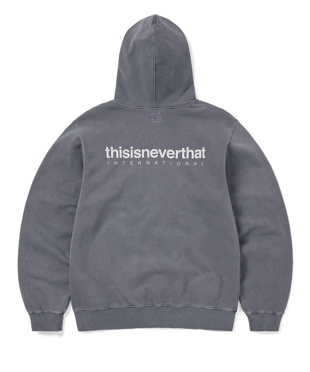 디스이즈네버댓(THISISNEVERTHAT) INTL. Logo Zip Up Hoodie Ink