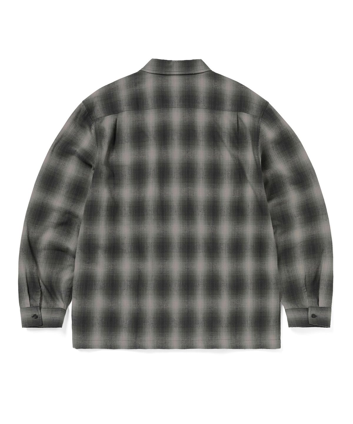 디스이즈네버댓(THISISNEVERTHAT) Nep Check Zip Shirt Black