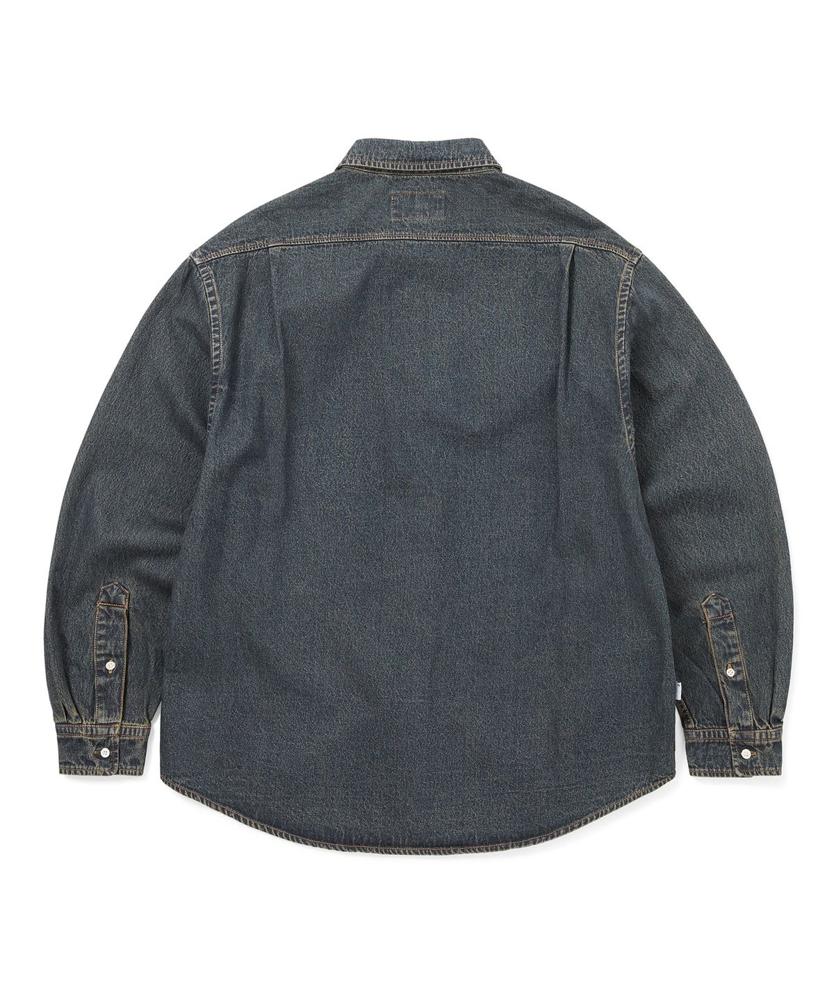 디스이즈네버댓(THISISNEVERTHAT) Washed Denim Shirt Dusty Mud