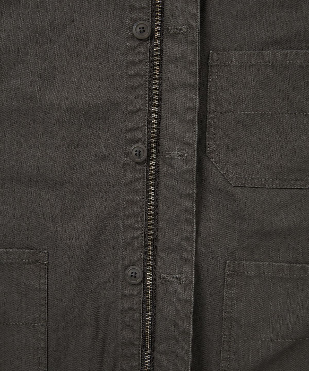 디스이즈네버댓(THISISNEVERTHAT) HBT Washed Jacket Charcoal