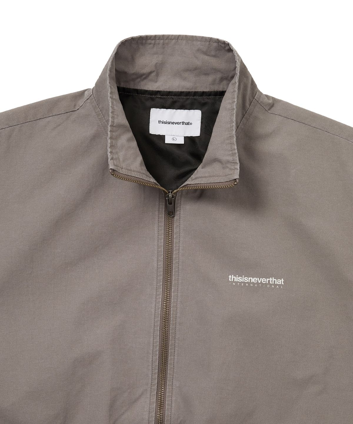 디스이즈네버댓(THISISNEVERTHAT) Washed INTL Team Jacket Dusty Pink