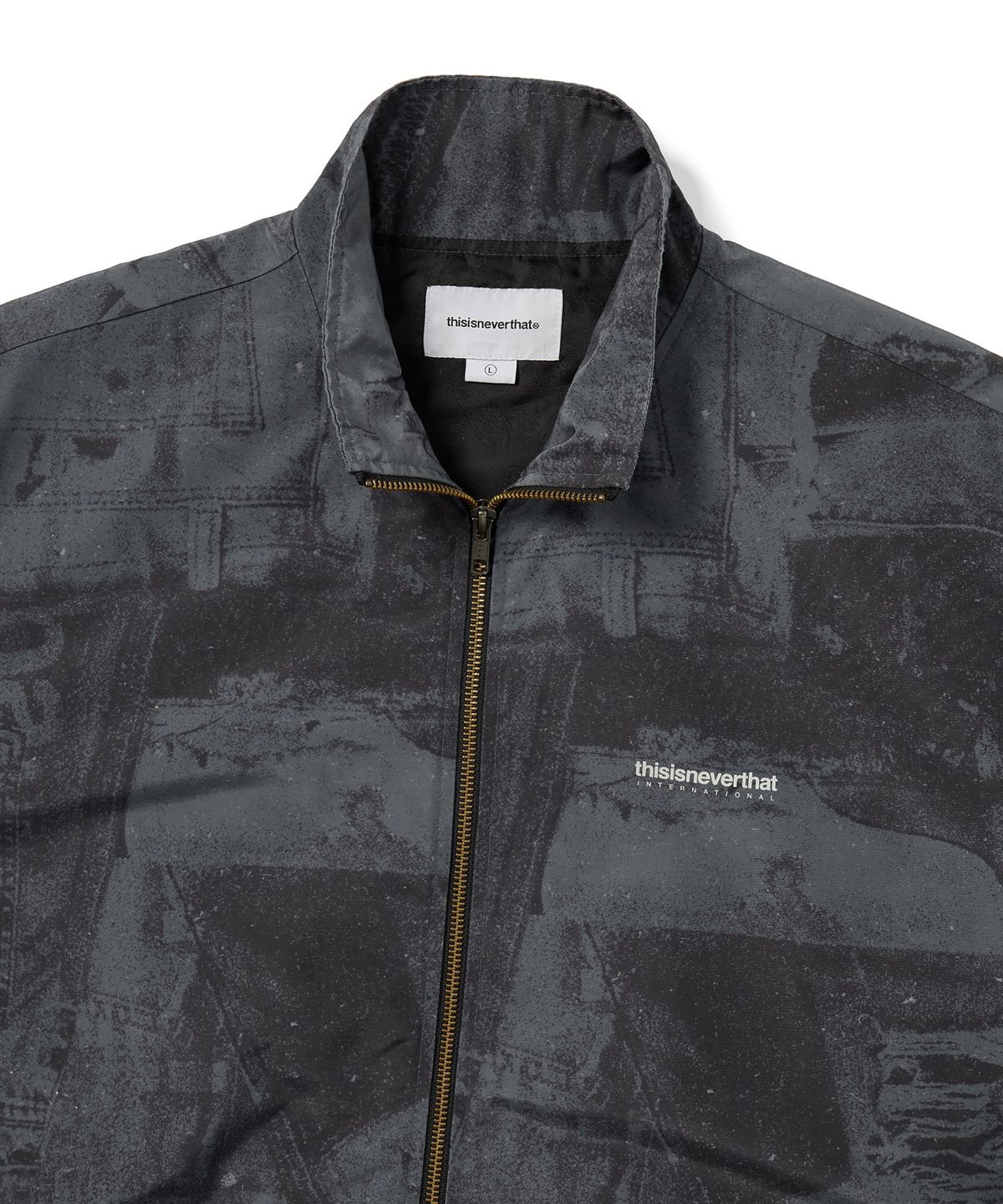 디스이즈네버댓(THISISNEVERTHAT) Washed INTL Team Jacket Patchwork