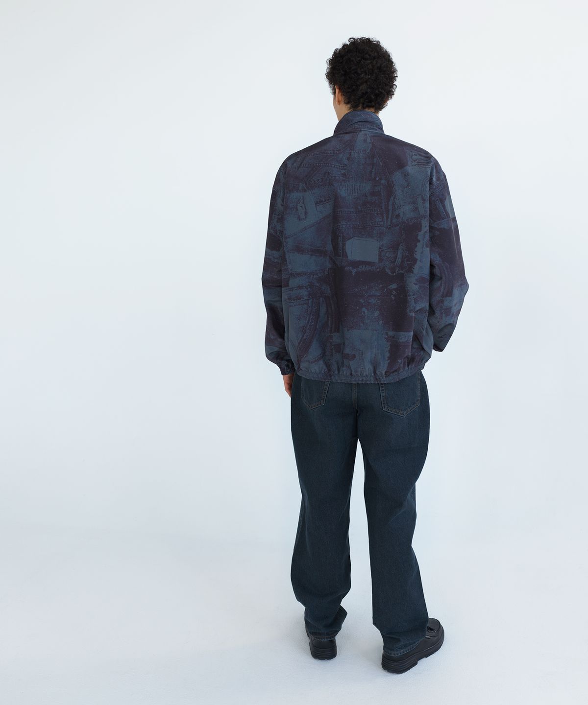 디스이즈네버댓(THISISNEVERTHAT) Washed INTL Team Jacket Patchwork