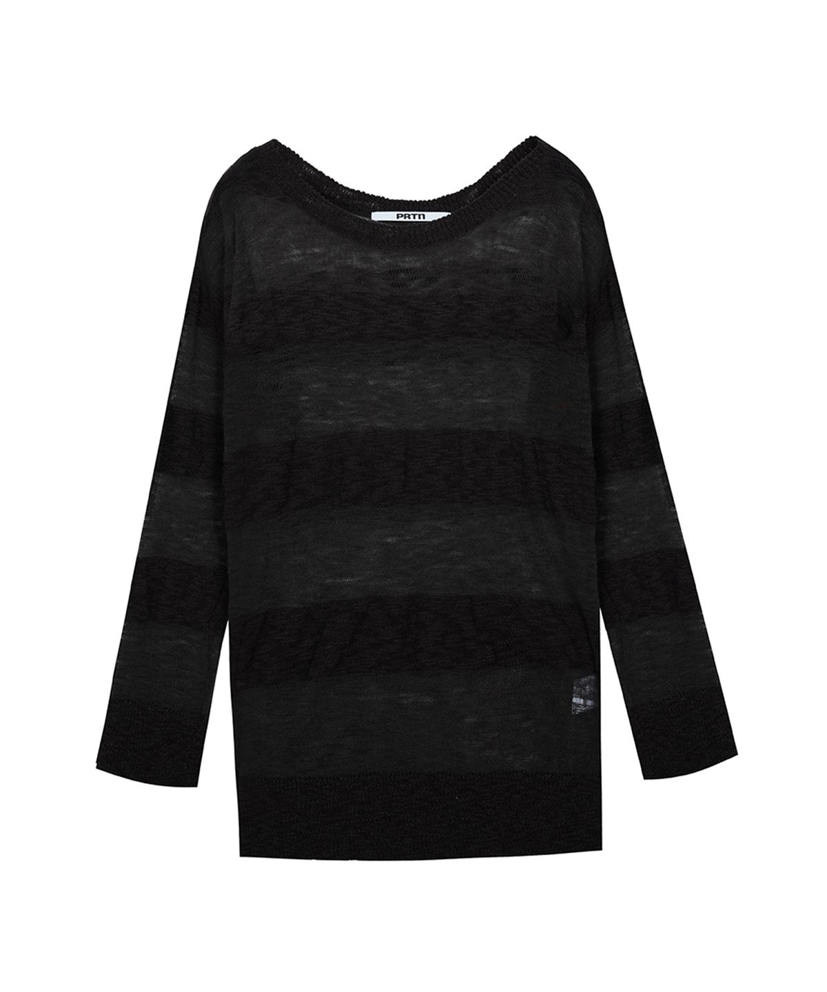 포르테나(PORTERNA) LAYERED STRIPE SUMMER SWEATER-2COLOR