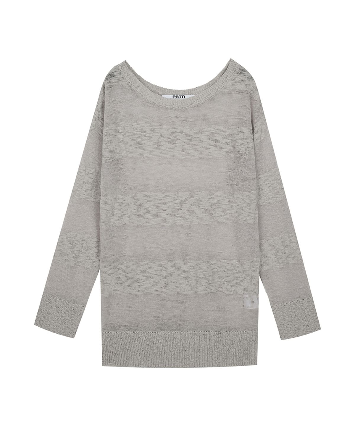 포르테나(PORTERNA) LAYERED STRIPE SUMMER SWEATER-2COLOR
