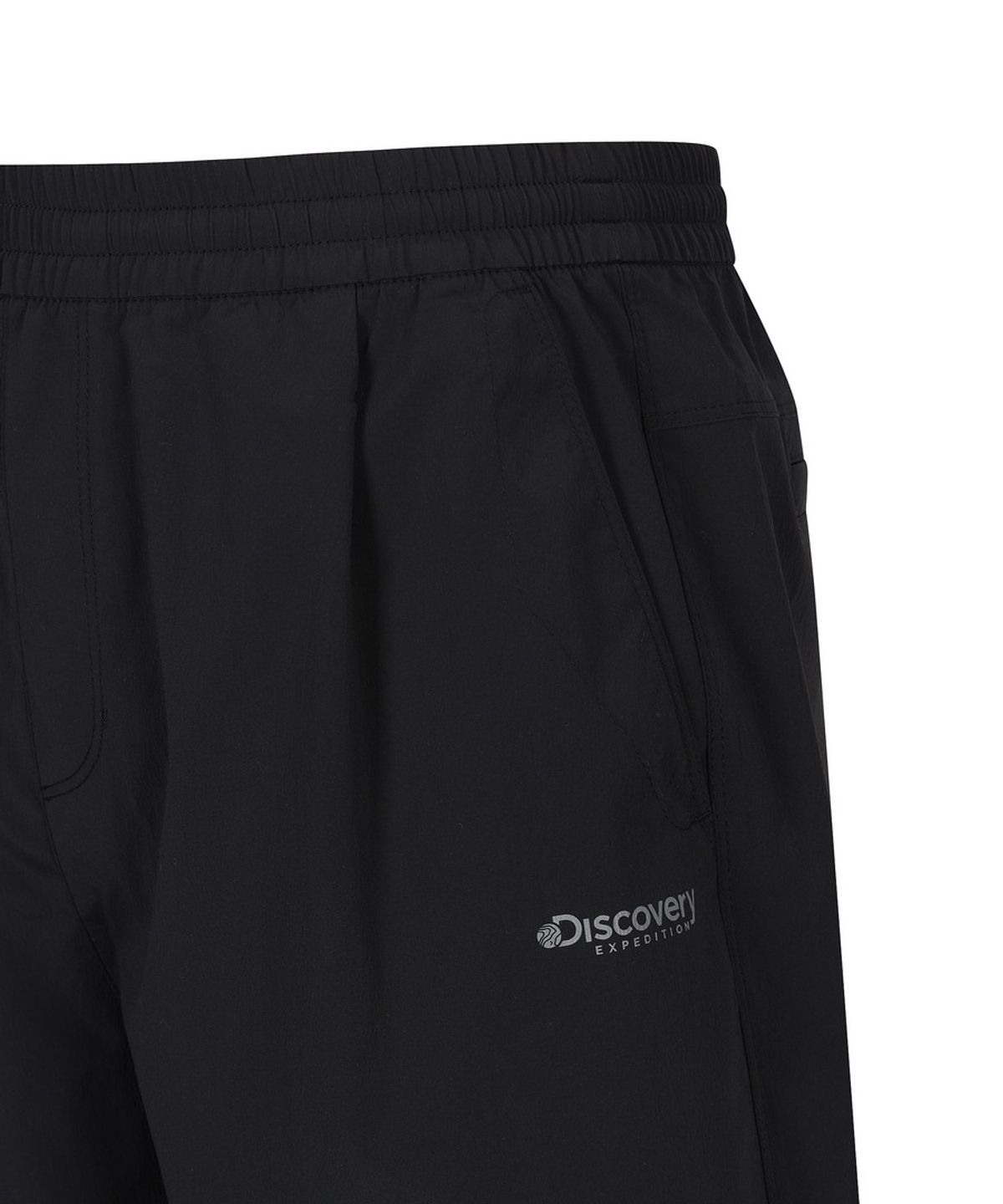 디스커버리 익스페디션(DISCOVERY EXPEDITION) 유니 프레시벤트 경량 우븐 트레이닝 4.5부 쇼츠 (BLACK)